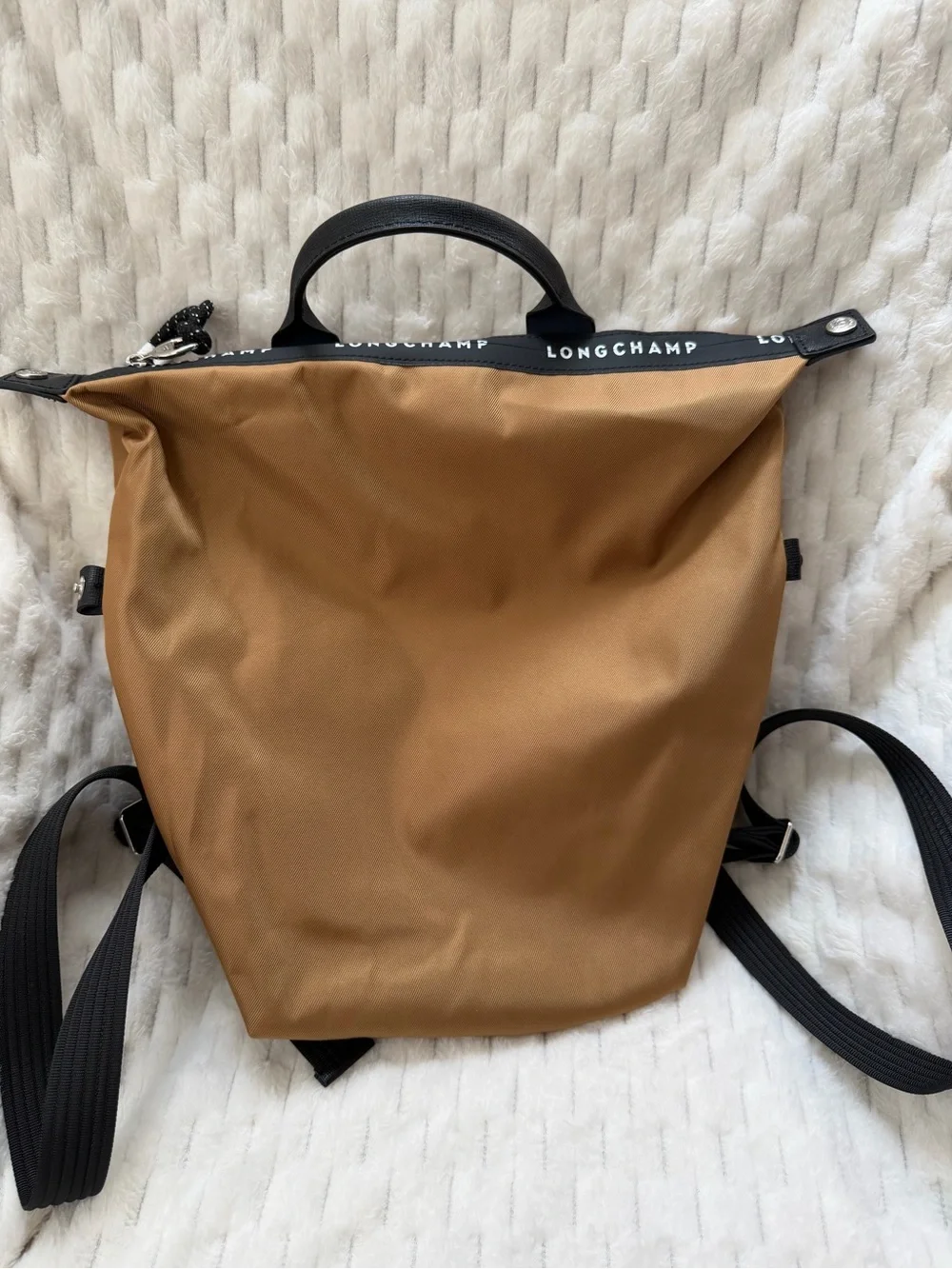 NWT Longchamp Energy Backpack in Brown